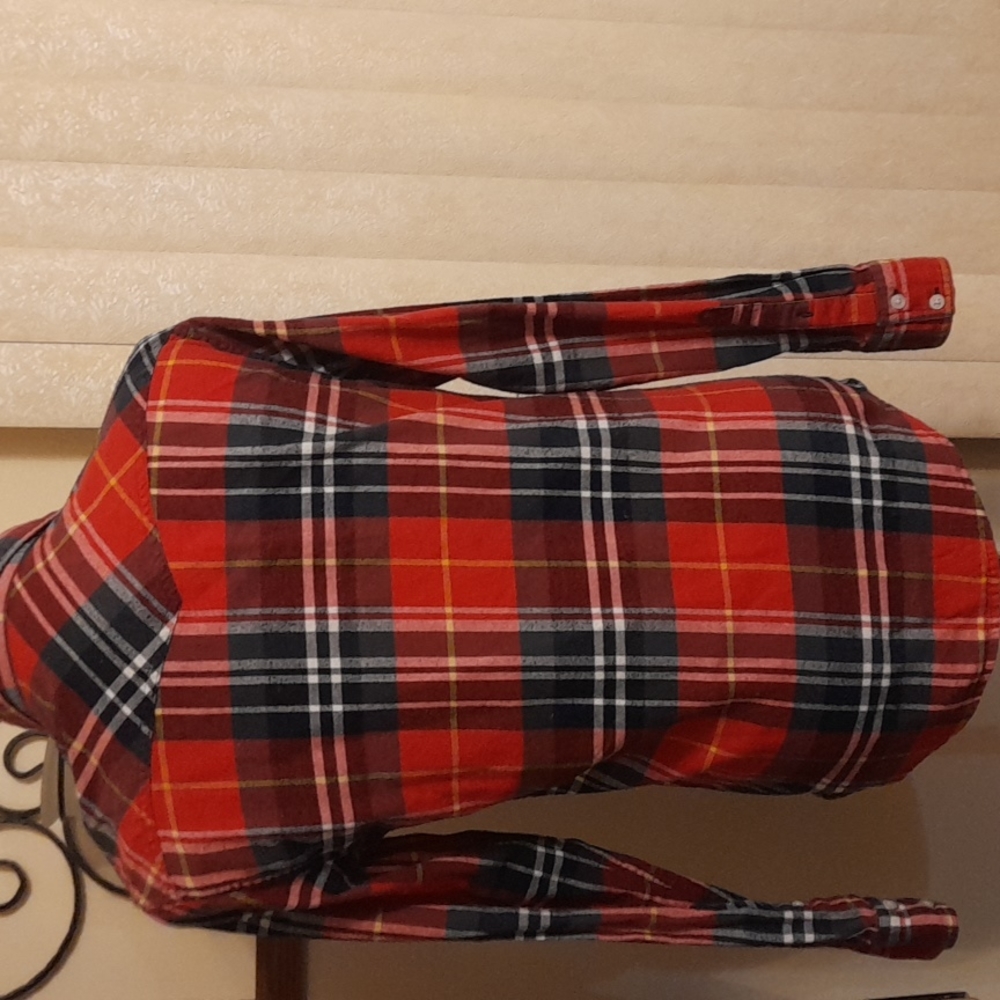 Men Plaid Flannel Button Down Shirt by Urban Pipeline Size S Pre-loved - Picture 6 of 6